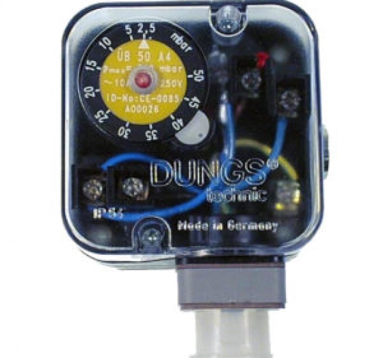 PRESSURE SWITCH ÜB 50 A4 R1/4 5-50MBAR